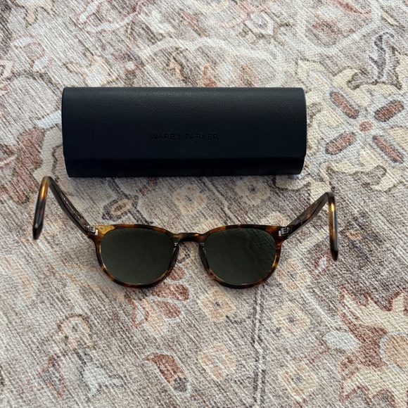 Warby Parker Tortoise Frame Limited Edition Percey W Sunglasses - Picture 2 of 5